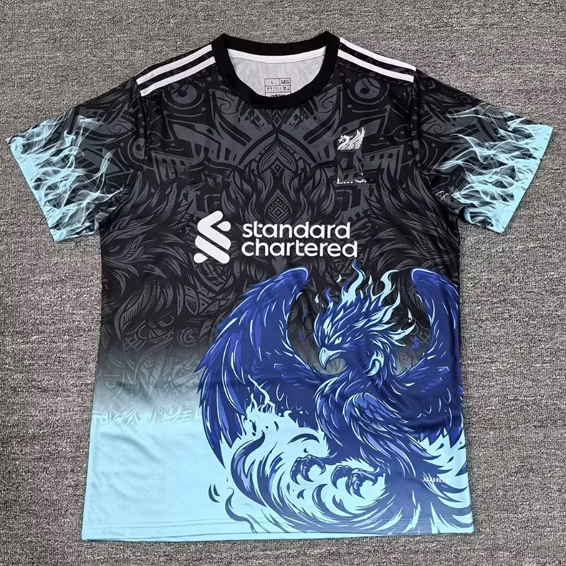新款25-26足球俱乐部利物浦球迷运动t恤利物浦特别版足球上衣|undefined