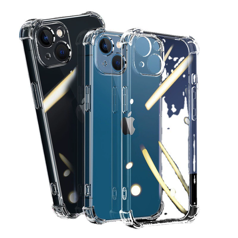 Apple совместимый прозрачный чехол на телефон, iPhone 14 Pro, iPhone 13/12, защитный чехол, трубка, айфон