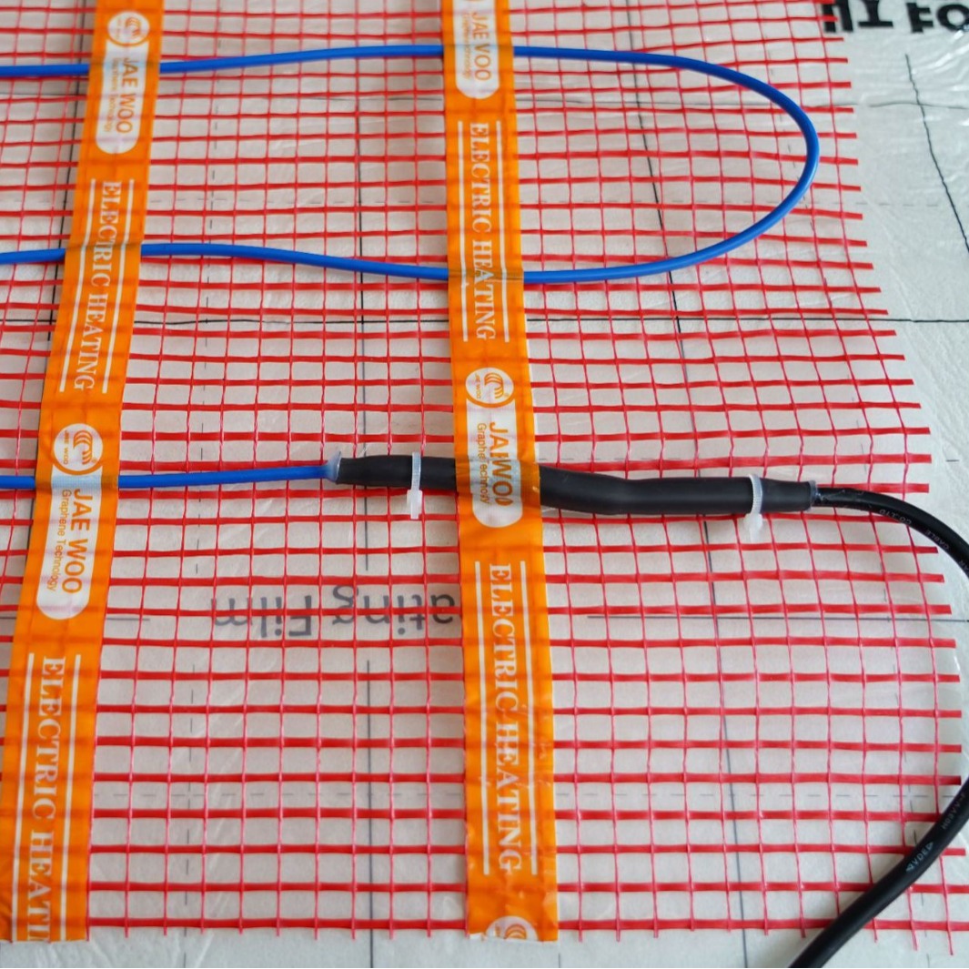 Heating cable mesh mat, heating wire, hot wire, tpee insulated electric floor heating system, source
