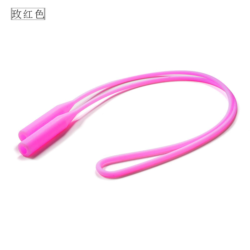 Cuerda elástica de silicona para gafas, antideslizante, anti-caída, correa deportiva ajustable