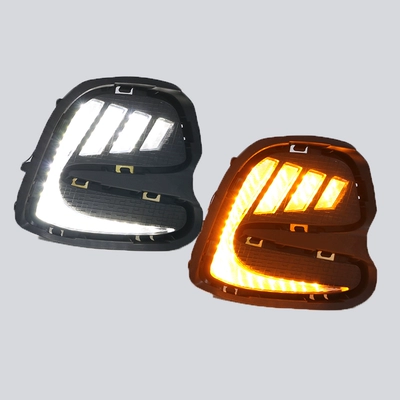 Suitable for 2016-2019 Chevrolet Cavalier daytime running lights, Chevrolet Cavalier modified fog lights, LED decorative lights (Gündüz işıqları) - taiwan-version-dual-color-flowing-light-cool-daytime-running-lightspair