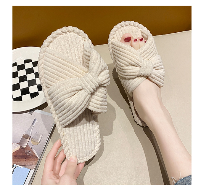 Kadın Thongs Dış Mekan Kumaş Kauçuk Şok Emici Slaytlar_voghion.com