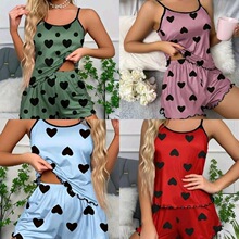 X 48746 Butterfly Print Pajama Set ӡ��˯����װ �羳ŷ��