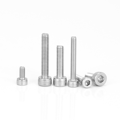 Cylindrical head hexagon socket screws 304 stainless steel DIN912 cup head hexagon socket machine screws M1.6M2M3-M12