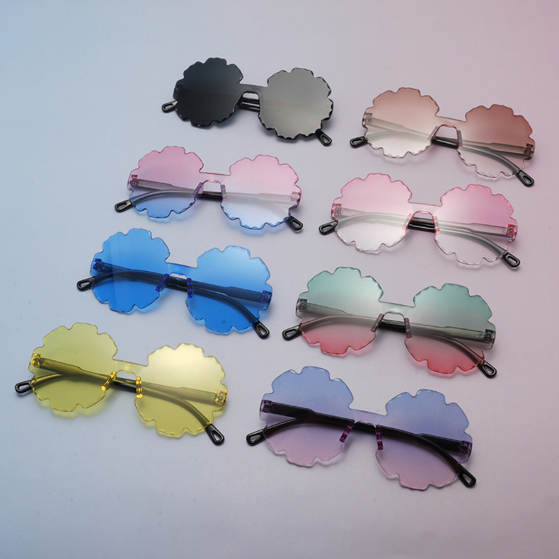 2025 nuevos lindos gafas de sol para niños PC en gafas de sol de comercio electrónico para correr gafas de protección solar UV para niños