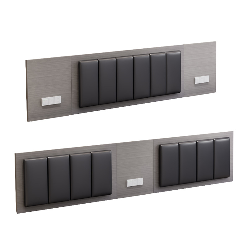 Hotel Bedside Soft Backrest Furniture, Hotel Bedside Backrest, Standard Room Furniture, Full Set of Apartment B&B Guest Room Furniture