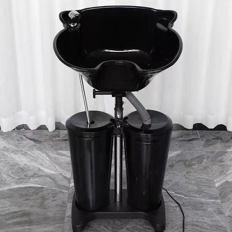 lavabo con bucket de almacenamiento