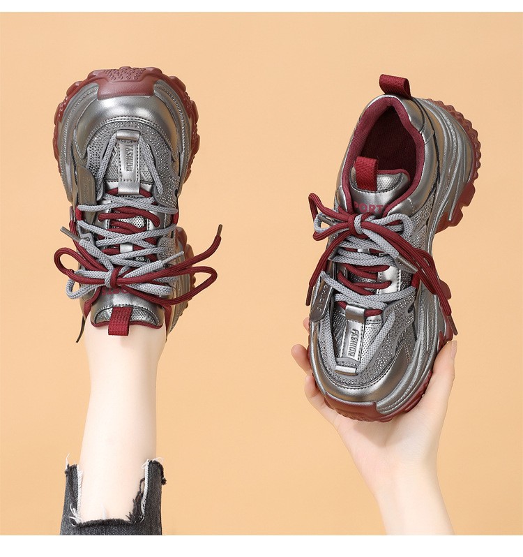 실버 레드 벨벳 안감