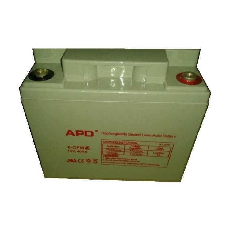 APD蓄电池6-GFM-12 12V12AH消防系统 音响 电梯配件黑色质保三年