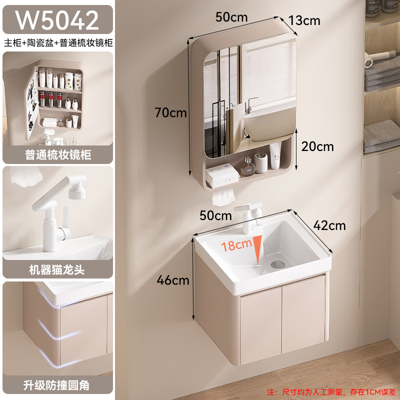 W5042 - Gabinete de espejo semicerrado ordinario