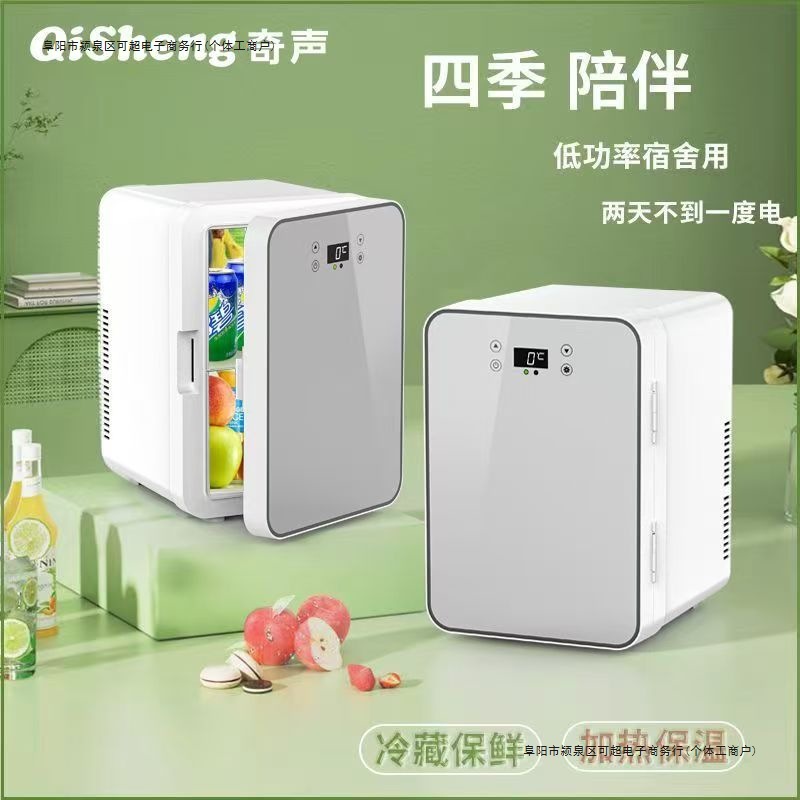 Qisheng Car Mini Refrigerator Dormitory Rental Small Breast Milk Single Person Refrigerator Car Home Dual Use Other