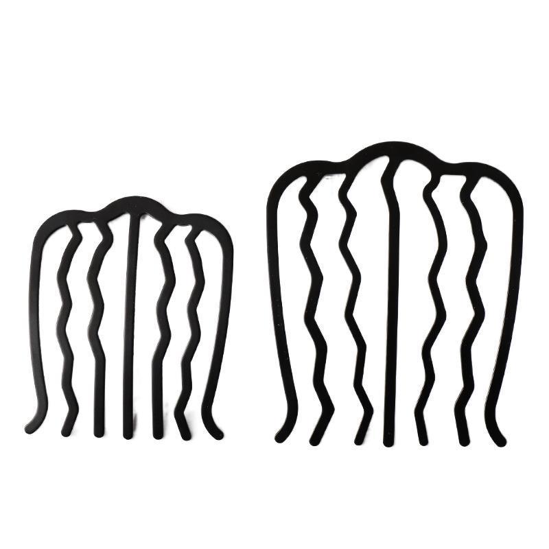 [Empaquetado premium] Rizador de pelo de hierro/Herramienta simple para novias, horquilla, accesorio para el cabello para cabello ondulado.