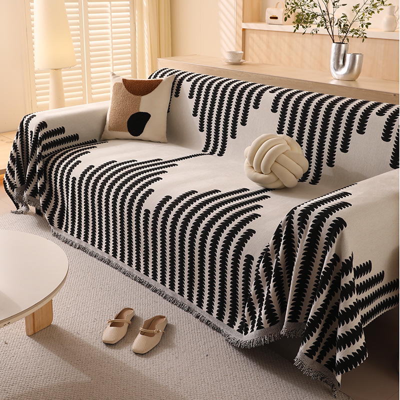 Flor personalizada toallas de sofá de Chenille teñidas Jacquard algodón dibujo personalizado muestra de sofá de Chenille cubierta de tela