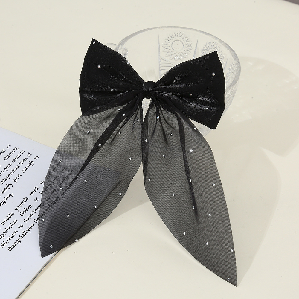 Pequeño viento fragante, gran sauce, punto de plata, cola de golondrina, lazo, accesorios de joyería de bricolaje hechos a mano, accesorios para el cabello de pinza de gasa