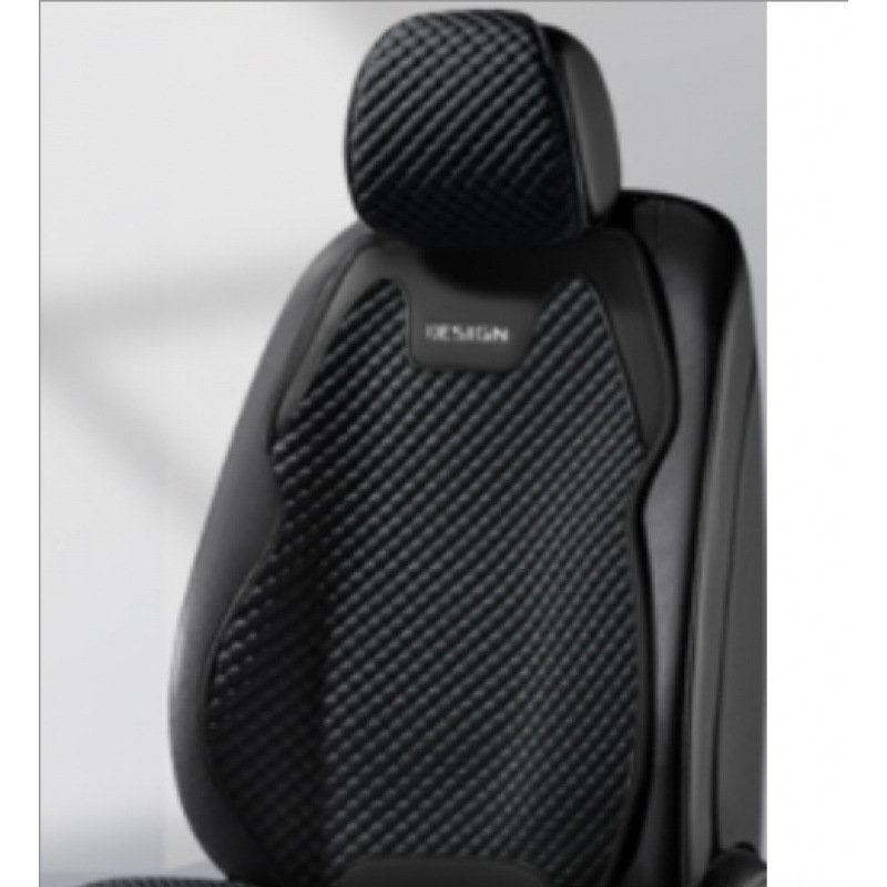 Seat cushion, seat cover, Universal Ice Bean Four - legend-black-split-head-backrest-1-piece-with-head-cap-universal