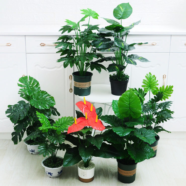 Planta artificial bonsai con maceta Decoración de mesa decoración interior sala de estar decoración artificial planta verde bonsai flor artificial decoración bonsai