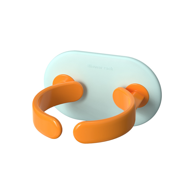 Luz de lujo ajustable secador de pelo soporte hogar eléctrico secador de pelo rack baño pared colgante ponche libre rack de almacenamiento