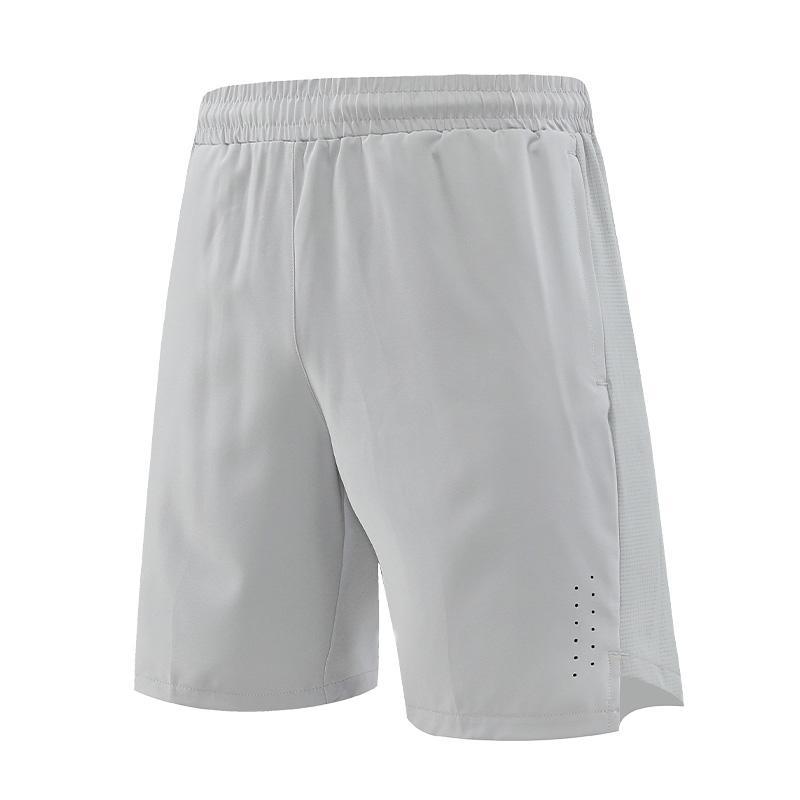 Pantalones cortos deportivos transfronterizos para hombres, verano, secado rápido, entrenamiento transpirable, baloncesto, pantalones deportivos para correr, pantalones cortos perforados con láser de cinco puntos