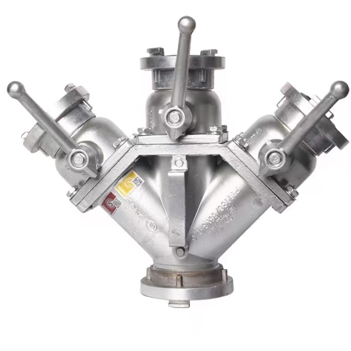 供应消防三分水器 压铸 翻砂FIII80-6.5*3 型 高邮装备器材