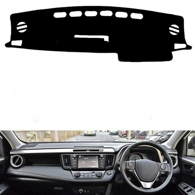 Günəş əleyhinə siperlik — 2013-2018 RAV4/Rongfang car dashboard - black-border-right-hand-drive-single-layer-polyester-without-anti-slip-bottom-purchase-with-caution