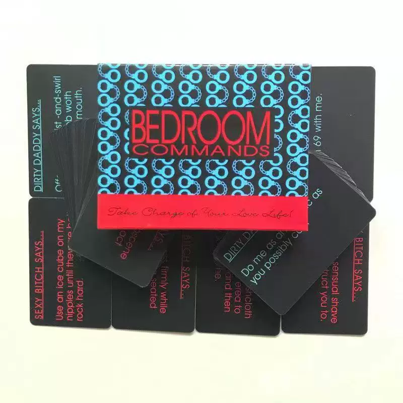 Bedroom 英文聚会家庭派对桌游卡片卧室命令成人情侣卡牌批发