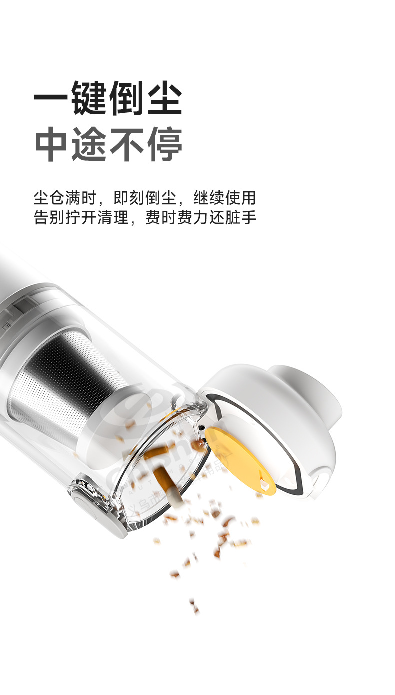 [Customized] Car Vacuum Cleaner with Super Strong Suction Power, Handheld Small Portable Vacuum Cleaner for Cars, Suction and Blowing All-In-One Machine