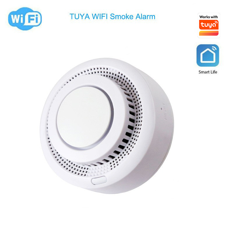 wifi烟雾报警器Tuya烟雾传感器 Smoke detector消防火灾警报器