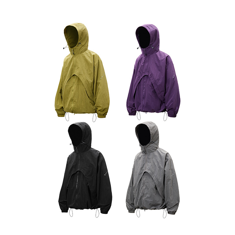 Foreign Trade Wholesale Urban Commuting Outdoor Mountaineering Waterproof Real Two-Piece Detachable Wind Shell Jacket for Men and Women Foreign Trade Wholesale Urban Commuting Outdoor Mountaineering Waterproof Real Two-Piece Detachable Wind Shell Jacket for Men and Women