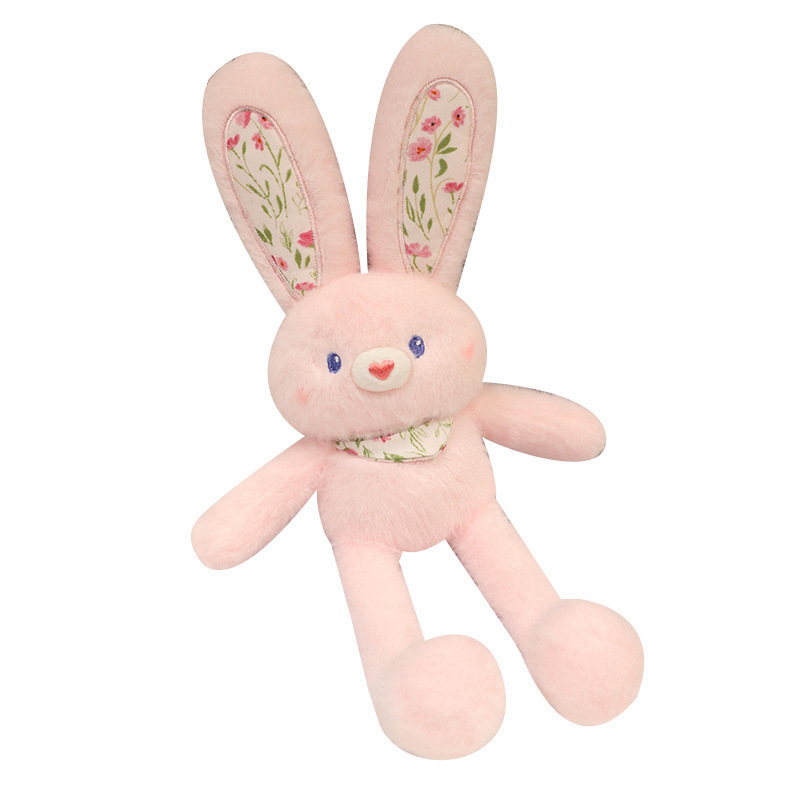 Douyin 新しいプルウサギ耳ぬいぐるみキーホルダードーパミンウサギ人形ペンダント耳ウサギペンダント|undefined