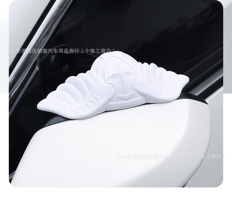 Factory direct 2-in-1 rearview mirror blind spot mirror with rain visor, TPE high-definition glass, wide-angle, rainproof, universal blind spot mirror