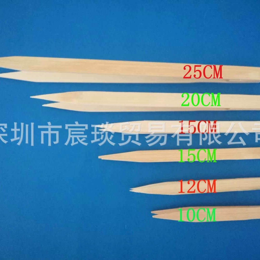 Антистатические бамбуковые пинцеты с заостренными плоскими кончиками 10 см, 12 см, 15 см, 20 см, 25 см, деревянные бамбуковые пинцеты для выпечки тортов