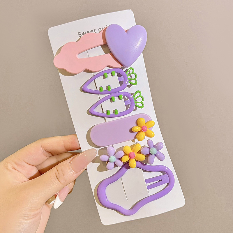 Clip de cabello de dopamina para niñas broche de cabello de la frente broche de cabello rotura BB clips lateral clips de cabello de bebé clips de frangeo toque