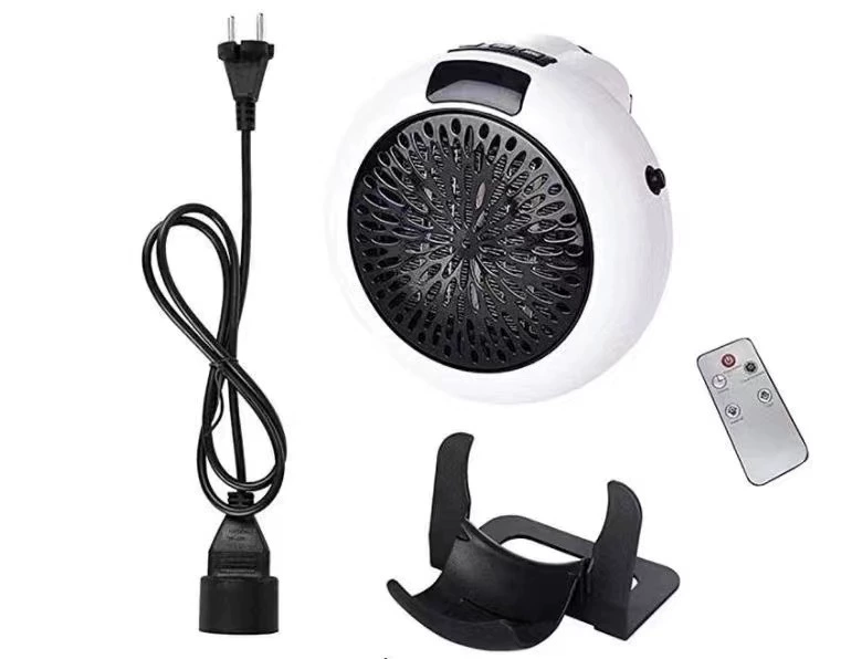 Cross -border mini small home heating machine desktop portable wall -mounted round electric heating fan small solar heater