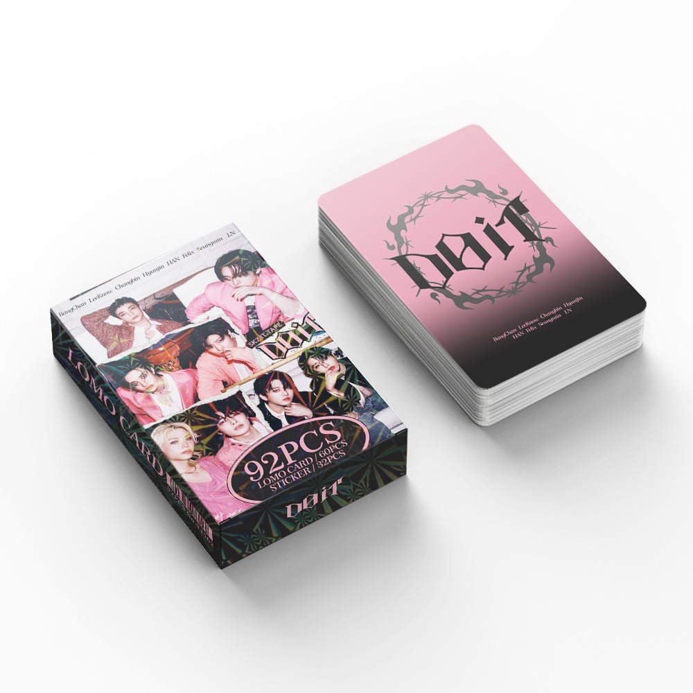 92–124 Stück SKZ IT TAPE: DO IT Neues Album-Fotokarten-Set – koreanische Idol-LOMO-Karten zum Sammeln mit Bonus-Aufklebern – Detail 11