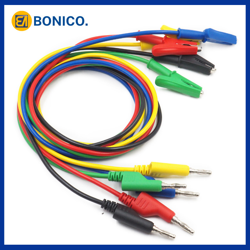 10A full package high voltage test alligator clip silicone wire to 4mm injection banana plug 1 square test wire