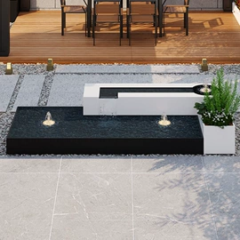 屏风、隔断类;喷泉水景