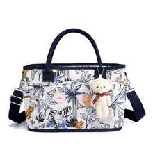 厂家现货批发韩版手提大容量妈咪包奶瓶尿布待产母婴包时尚妈咪包