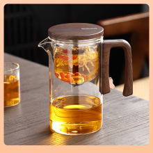 茶磁吸家用冲茶壶泡茶飘逸杯泡茶壶泡茶器玻璃过滤茶水分离E