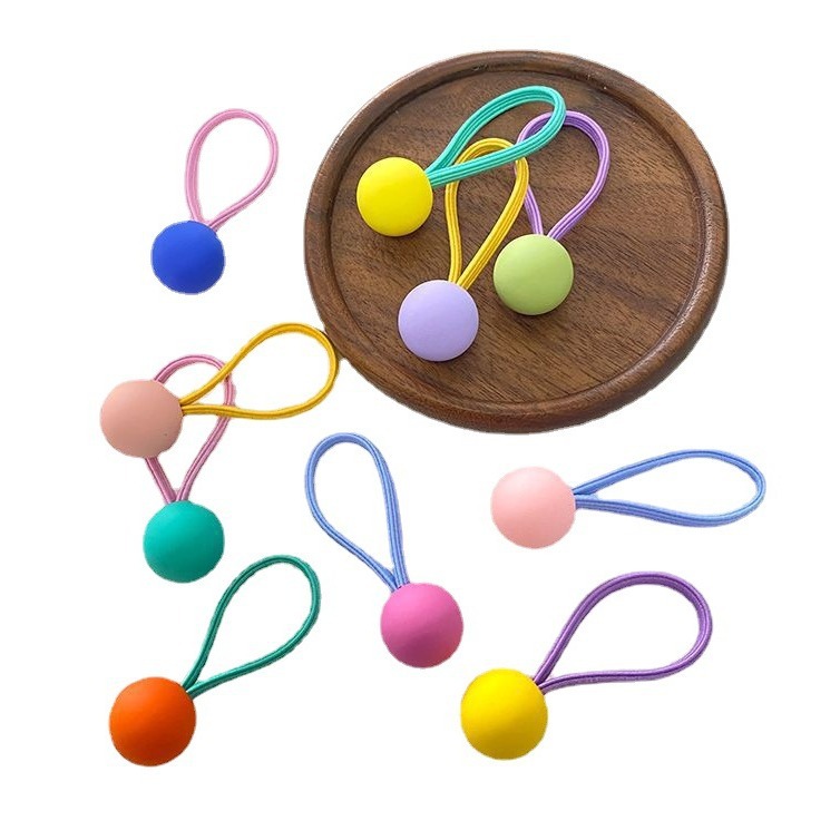 La banda de goma del lazo del pelo del bebé no lastima la banda del pelo alta cuerda elástica del pelo accesorios para el cabello de los niños pequeña cuerda del pelo del tirón tocado de las niñas