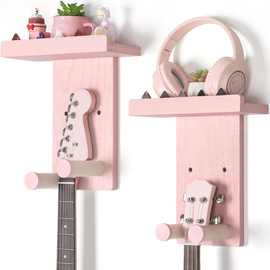 木质吉他挂架客厅装饰美式尤克里展示架客厅展示架贝斯二胡吊架