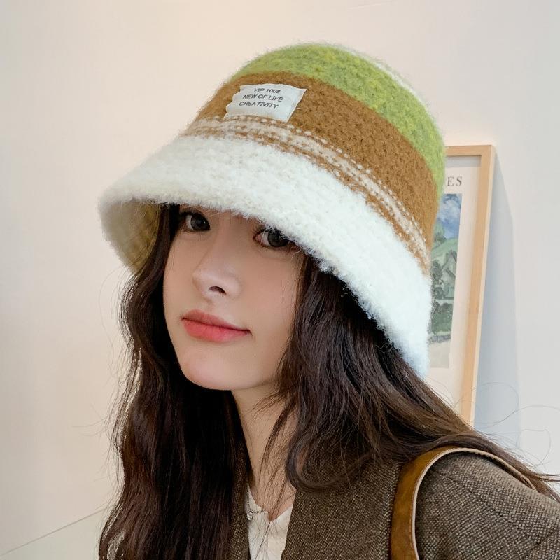 バケットハット 冬日ふわもこバケットハット