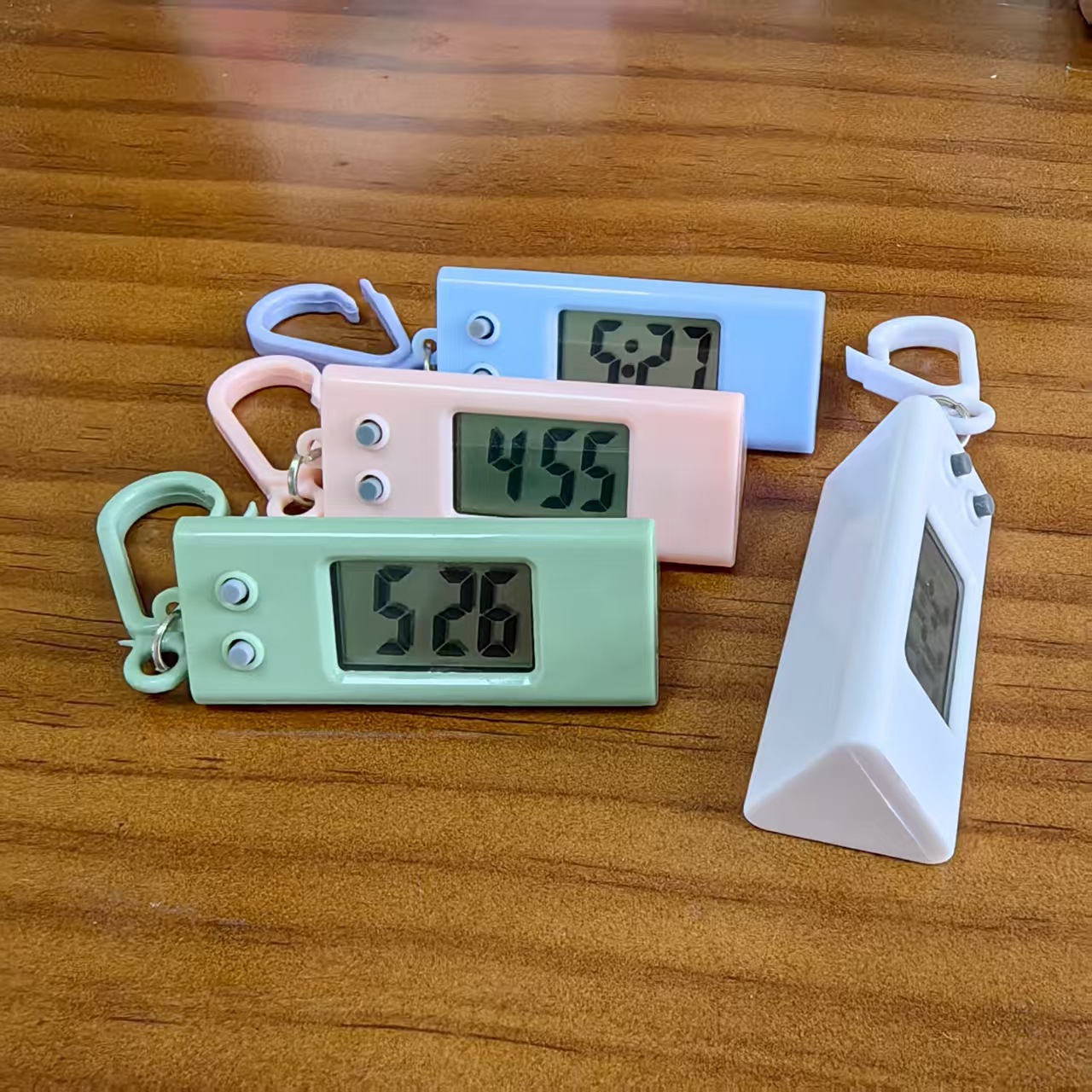 Reloj Digital Portátil Mini de ABS con Pantalla LED para Estudiantes