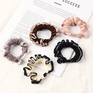 Универсальная резинка для волос, повязка на голову, изысканный стиль, в корейском стиле, французский стиль, придает объем, свободный крой