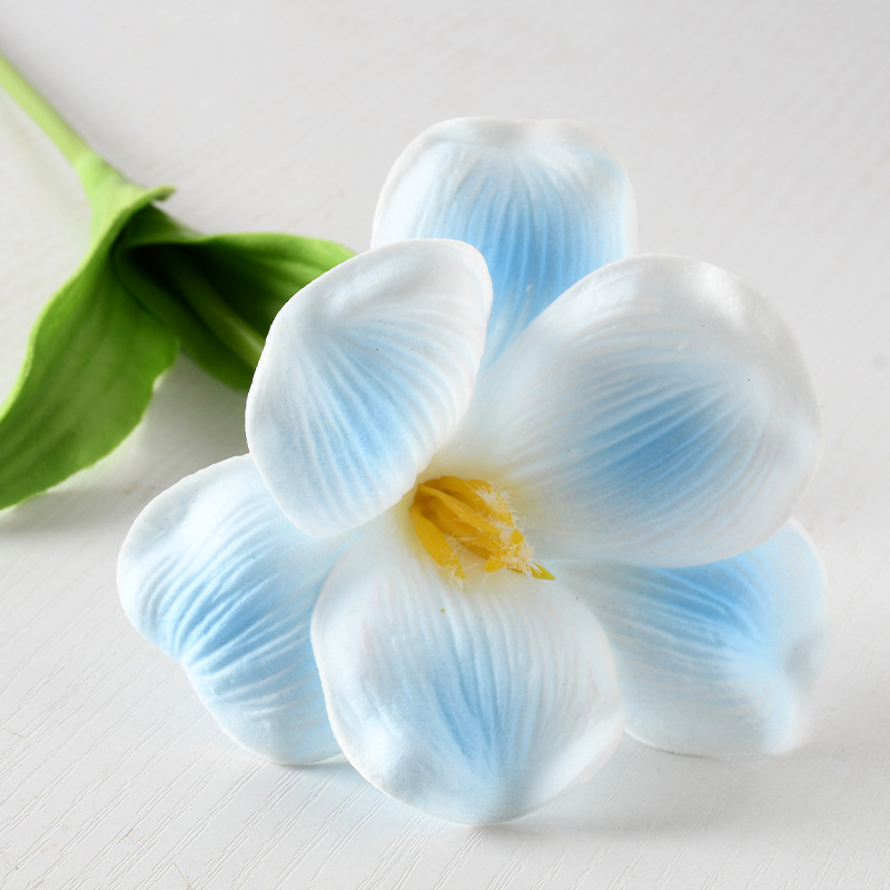 Azul flores simuladas flores falsas flores flores de seda artificial flores de plástico decoración decorativa decoración de boda sala de estar