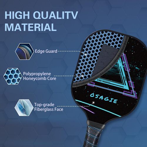 New Fiber Glass Pickleball Paddle Packaging Box Outdoor Sports Set Amazon Pickleball Paddles