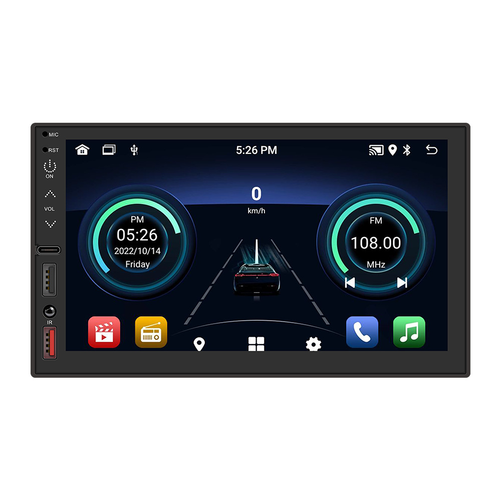 7 pulgadas de coche Android GPS navegación inalámbrica carplay coche HD gran pantalla de retroceso reproductor de imágenes Bluetooth