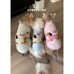 犬猫服夏薄型牽引抗脱毛オレンジ猫ブルー猫ラグドール猫ペットダックスフントベスト