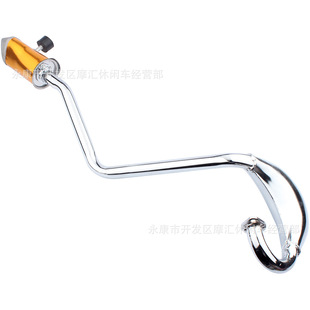 Mini motorcycle accessories 47/49cc two stroke engine electrochrome off-road exhaust pipe silencer cigarette holder