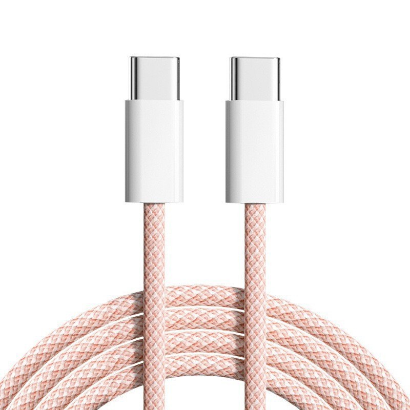 アップルiPhone15データケーブルを適用して携帯電話ipadノートパソコンのダブルtypec/pd充電ケーブルを編む|undefined