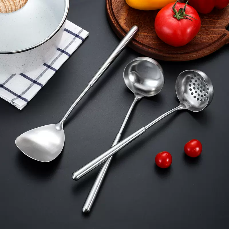 304不锈钢迷你锅铲家用宿舍小锅铲干锅铁板烧小铲厨具炒菜小铲子